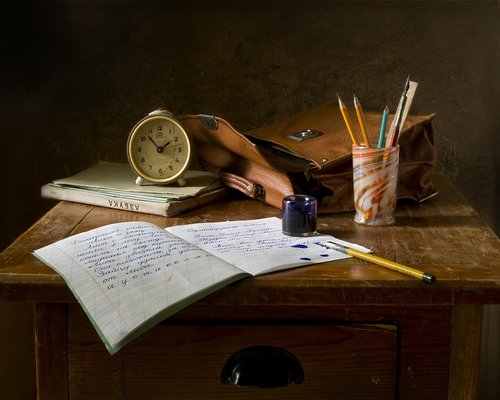 A neat desk setup reflecting a comfortable lifestyle